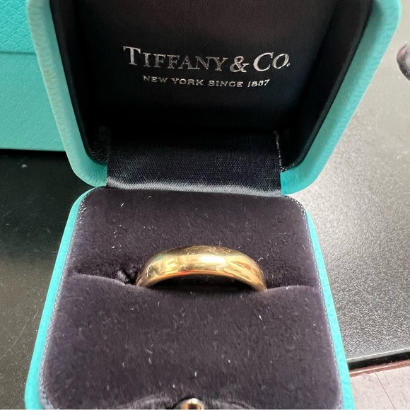 Tiffany & Co. Wedding Band Ring Rose Gold 18k - Picture 5 of 8